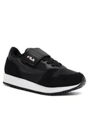 Buty dla chłopców - Fila Sneakersy Retroque Velcro Kids FFK0036.80010 Czarny - miniaturka - grafika 1