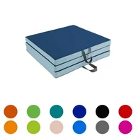 Akcesoria do rehabilitacji - Materac rehabilitacyjny do ćwiczeń, trzyczęściowy - 195x100x5 cm - miniaturka - grafika 1