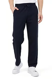 COMEOR Męskie spodnie dresowe z bawełny, długie spodnie sportowe, męskie spodnie do joggingu, spodnie dresowe, granatowy, 4XL - Spodenki męskie - miniaturka - grafika 1