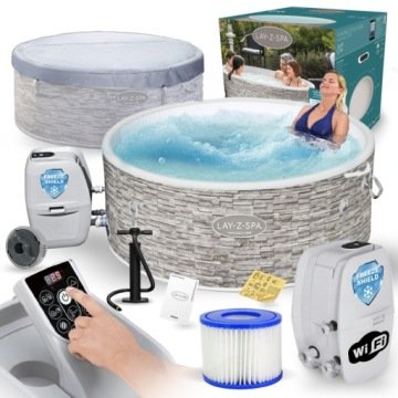 Bestway Spa ogrodowe 60027 Lay-Z Vancouver 4 osobowe 155cm Wi-Fi