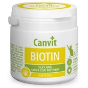 Suplementy i witaminy dla kotów - Canvit cat BIOTIN - miniaturka - grafika 1