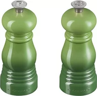Młynki do soli i pieprzu - Młynki do soli i pieprzu Le Creuset 11 cm zieleń bambusowa 2 szt. - miniaturka - grafika 1