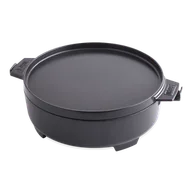 Kociołki - WEBER Garnek żeliwny 2 w 1 Garnek żeliwny 2 w 1 - miniaturka - grafika 1