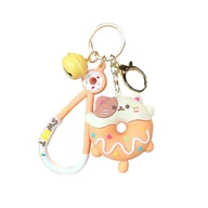 Breloki - Brelok Do Kluczy Kotek Donut Brl297 - miniaturka - grafika 1
