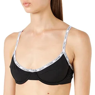 Calvin Klein Balkonette-UW Top Bikini Kobiety, Pvh Black, 34 / C - Koszulki i topy damskie - miniaturka - grafika 1