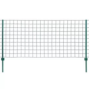 Vidaxl Euro 20 x 0,8 m, kolor zielony, stal - Ogrodzenia - miniaturka - grafika 1