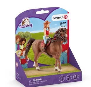 Schleich figurki Horse Club Hannah i Cayenne - Figurki dla dzieci - miniaturka - grafika 1