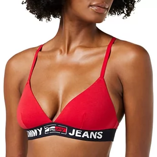 Tommy Hilfiger Damski biustonosz trójkątny bez podszewki, Podstawowy czerwony, L - Biustonosze - miniaturka - grafika 1