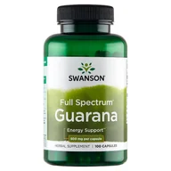 Suplementy naturalne - SWANSON Guarana 500 mg/100 caps. TT000588 - miniaturka - grafika 1