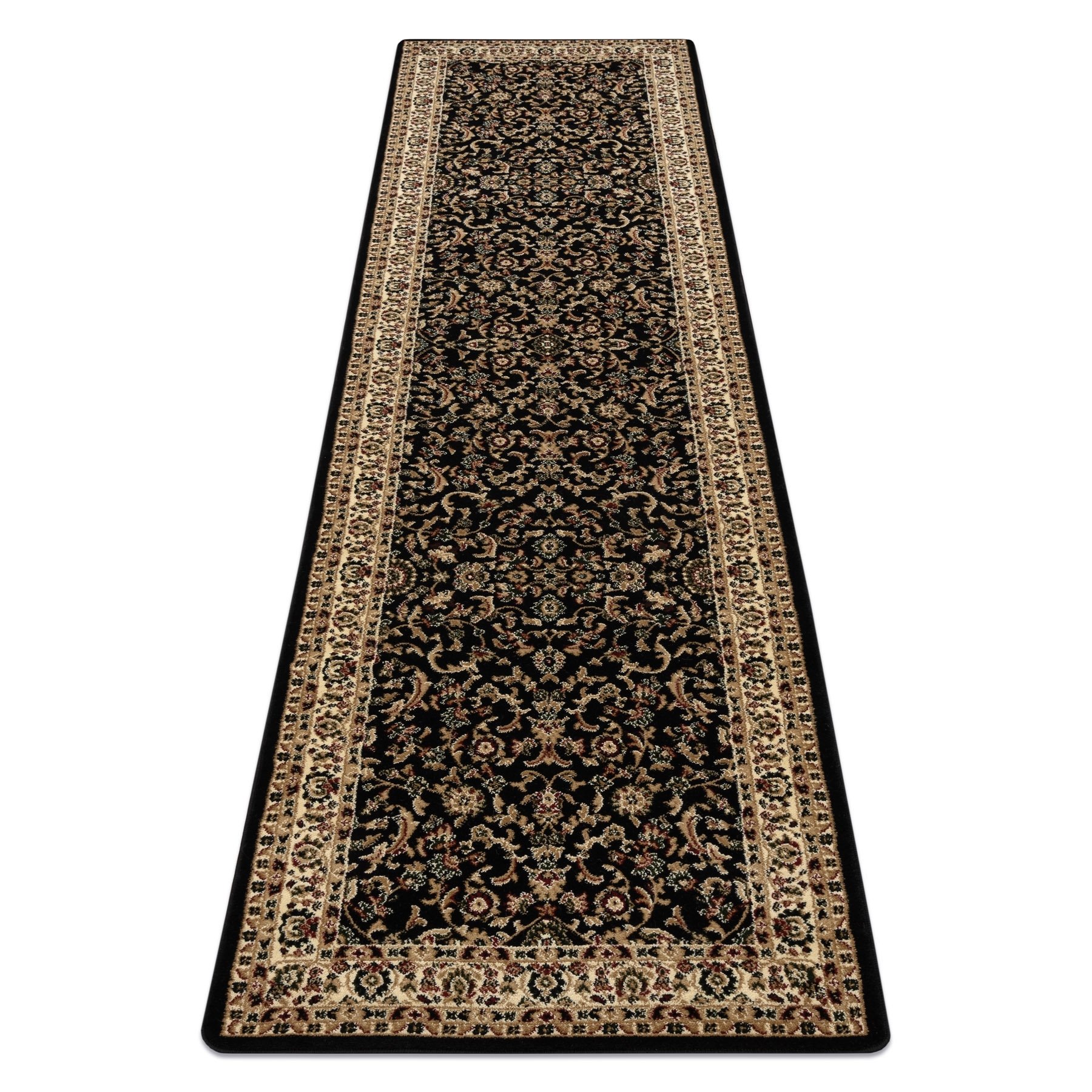 Dywan, Chodnik ROYAL ADR wzór 1745 do przedpokoju, na korytarz czarny 70x200 cm