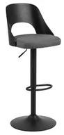 Taborety i hokery - Actona Hoker Lucy 50x47x113 Szary/Czarny - miniaturka - grafika 1
