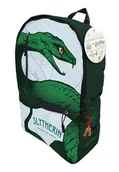 Plecaki - Harry Potter Plecak Slytherin Stricate Houses, zielony/biały, Rozmiar Uniwersalny - miniaturka - grafika 1