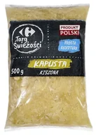 Mieszanki warzywne, sałatki - Kapusta kiszona folia 500g - miniaturka - grafika 1