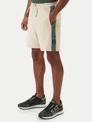 Spodenki męskie - EA7 Emporio Armani Szorty sportowe 7M001501 AF12660 Beżowy Regular Fit - miniaturka - grafika 1