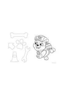 Puzzle dla dzieci Super Giant Double Sided - Poznaj Psi Patrol wiek 2+ - Puzzle - miniaturka - grafika 3