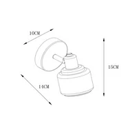 Lampy sufitowe - Lucide Reflektor sufitowy Bjorn 1-pkt., czarny/szary dym - miniaturka - grafika 1