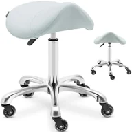 Krzesła i taborety kosmetyczne - physa Krzesło siodłowe - 570-750 mm - 150 kg - pistacjowe YORK PISTACHIO - miniaturka - grafika 1
