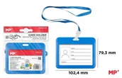 Szkolne artykuły papiernicze - Mp Main Paper Etui na identyfikator niebieskie - gadżet - miniaturka - grafika 1