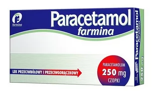 Farmina PARACETAMOL 250 mg 10 czopków 4594602 - Przeziębienie i grypa - miniaturka - grafika 1