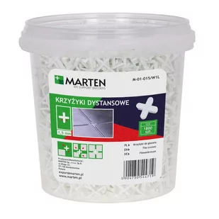 Krzyżyki do glazury 1.5mm 1800 szt. - Narzędzia glazurnicze - miniaturka - grafika 1