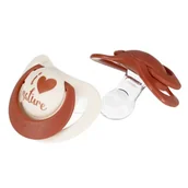 Smoczki uspokajające - Nuk Smoczek uspokajający, silikon, 0-6 mies. For Nature 2 szt. - miniaturka - grafika 1