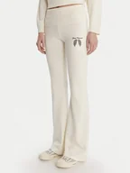 Spodnie damskie - Guess Spodnie dzianinowe W6RB63 Z2V62 Écru Relaxed Fit - miniaturka - grafika 1