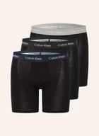 Majtki damskie - Calvin Klein Bokserki Cotton Stretch, 3 Szt. grau - miniaturka - grafika 1