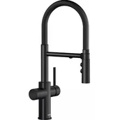 Baterie kuchenne - Bateria stojąca BLANCO Catris-S Flexo Filter Czarny mat 526707 - miniaturka - grafika 1