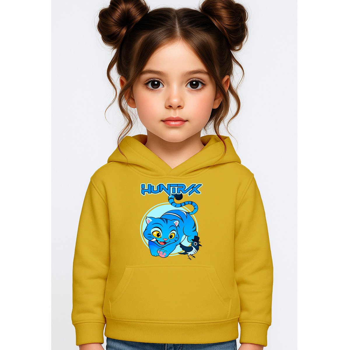 BLUZA DZIECIĘCA DERPY KOT DEMON HUNTERS HUNTRIX 146-152 Z KAPTUREM