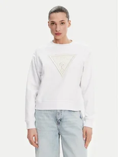 Guess Bluza W5GQ12KBKM0 Biały Regular Fit - Bluzy damskie - miniaturka - grafika 1