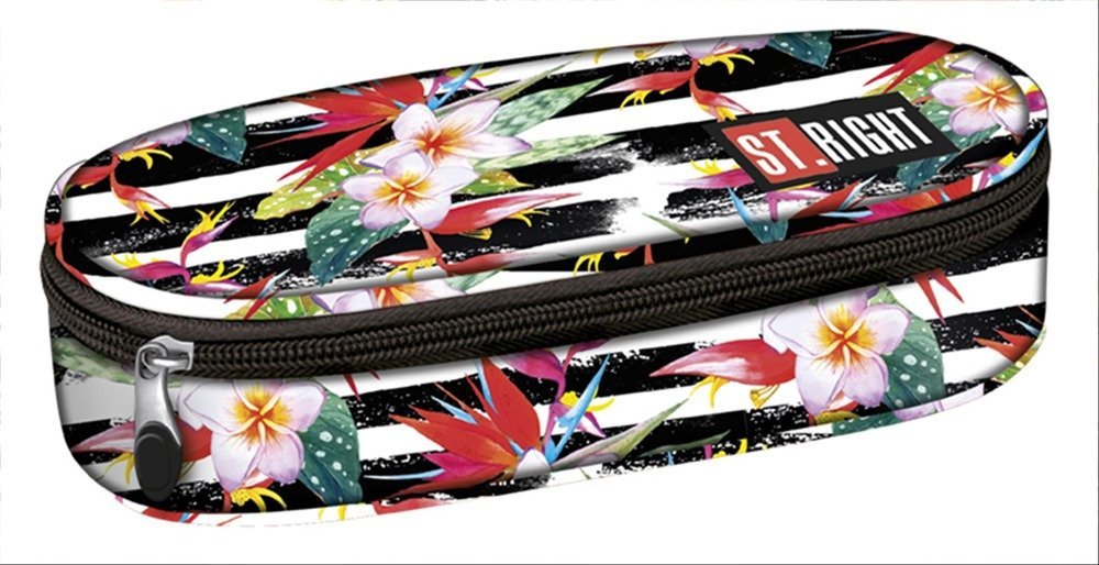 St.Majewski, piórnik typu saszetka, Tropical stripes