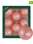 Bombki - Krebs Glas Lauscha Bombki (8 szt.) w kolorze różowym - Ø 7 cm - miniaturka - grafika 1