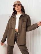 Kurtki damskie - Kurtka damska przejściowa VELARA brązowa Dstreet TY4301-XS - miniaturka - grafika 1