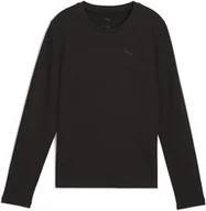 Koszulki męskie - PUMA HER Slim Fit Longsleeve PUMA Black - miniaturka - grafika 1