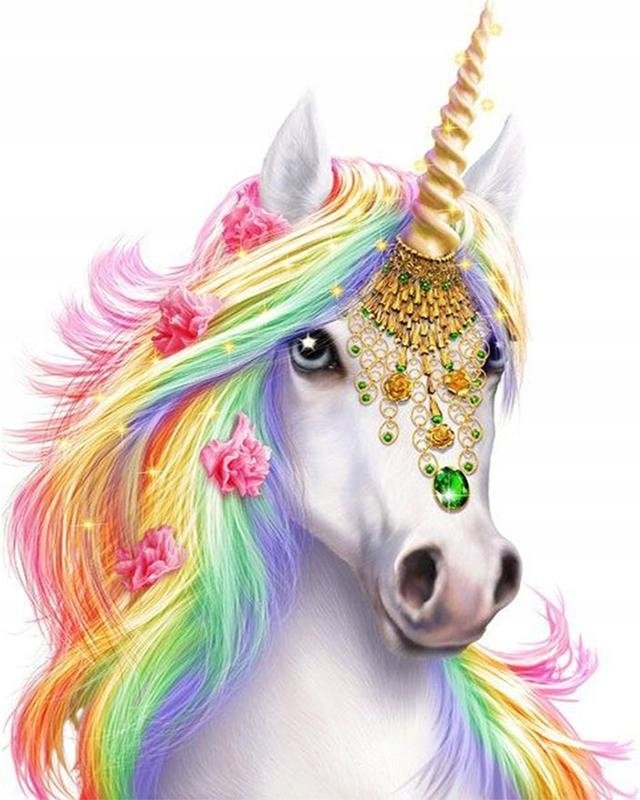 PODKŁADKA POD MYSZ Nadruk 22x18 cm Jednorożec Unicorn Ozdoba Bajka Prezent