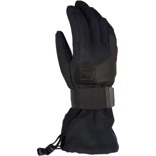 Rękawice snowboardowe męskie z membraną Aqua Tex+ i ociepliną Primaloft Viking Encore 0900 czarny - Rękawiczki - miniaturka - grafika 1