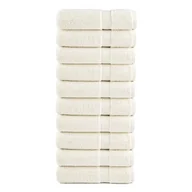 Ręczniki - vidaXL Ręczniki premium SOLUND, 10 szt., kremowe, 70x140 cm, 600 g/cm² - miniaturka - grafika 1