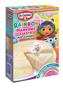 Dr. Oetker Rainbow piankowe ciasto na zimno 168g - Szybkie dania obiadowe - miniaturka - grafika 1