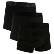 Majtki męskie - Bokserki męskie Under Armour Performance Cotton - Print 3in 3Pack Baroque Green L - miniaturka - grafika 1