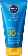 Balsamy i kremy do opalania - Nivea Sun Protect & Dry Touch Non-Greasy Cream-Gel SPF30 preparat do opalania ciała 175ml - miniaturka - grafika 1