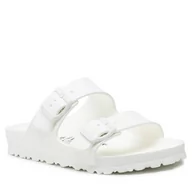Klapki i japonki damskie - Birkenstock Klapki Arizona 0129443 White - miniaturka - grafika 1