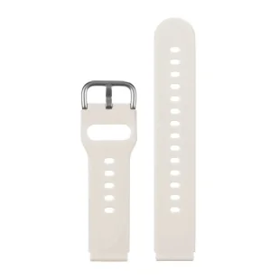 Pasek do smartwatch 20 mm beżowy nude pastelowy silikon uniwersalny S - Akcesoria do zegarków - miniaturka - grafika 1