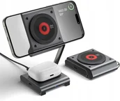 Ładowarki do telefonów - JSAUX Ładowarka 2w1 MagSafe iPhone Apple Watch AirPods Składana - miniaturka - grafika 1