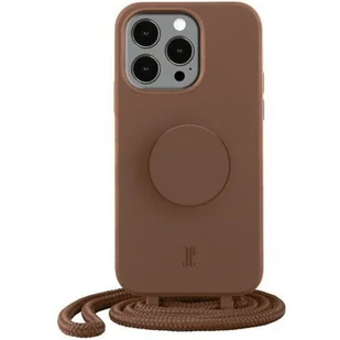 Just Elegance Etui PopGrip do Apple iPhone 13 Pro Brązowy - Etui i futerały do telefonów - miniaturka - grafika 1
