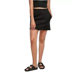 Urban Classics Damska spódnica z bawełny organicznej, basic, mini spódniczka dla kobiet, damska minispódniczka damska, dostępna w 3 kolorach, rozmiary XS - 5XL, czarny, XXL - Spódnice - miniaturka - grafika 1