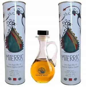 Oliwa z oliwek Extra Virgin Miterra 2x 500 ml,Grecka oliwa + Butelka GRATIS - Oliwa - miniaturka - grafika 1
