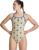 Stroje kąpielowe - Arena Damski Strój kąpielowy WOMEN'S ARENA DESERT VIBES SWIMSUIT BOOSTER BACK - miniaturka - grafika 1