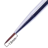 Akcesoria do paznokci - Molly Lac Pędzel pędzelek do zdobień z włosia naturalnego czarny MollyLac Nail Art Brush 13 mm Nr 4 - miniaturka - grafika 1