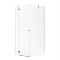 Kabiny prysznicowe - Kabina prysznicowa uchylna Valence Lewa 80 x 120 Iridum - miniaturka - grafika 1