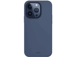 OUTLET Etui - plecki UNIQ Silikonowe etui z MagSafe Lino Hue MagClick do iPhone 15 Pro Max natowy - Telefony OUTLET - miniaturka - grafika 1
